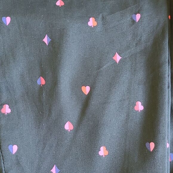 Marine layer Allison Pant in Black/Queen of Hearts Print - Picture 8 of 9